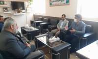 دیدار فرماندار شهرستان کنگان با مدیر آموزش و پرورش به مناسبت روز معلم